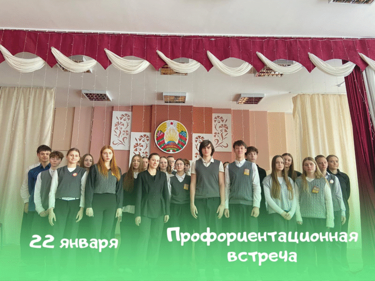 Встреча с членом комиссии по социальной политике и здравоохранению Молодежного парламента при Совете Республики Беларусь Матович Марией