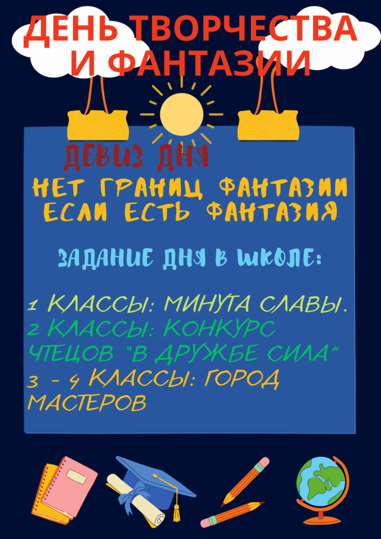 Неделя начальных классов. «Пятница  — День творчества и фантазии»