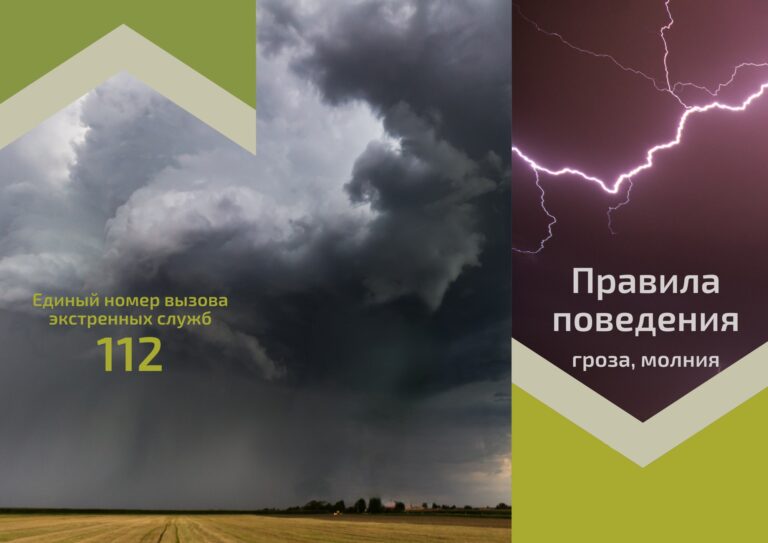 Правила поведения во время грозы